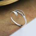 wholesale S925 Sterling Silver Irregular Minimalist Geometric Ring Creative Design Versatile Fashion Index Finger Ring for Women-0-0