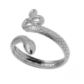 wholesale S925 Sterling Silver Open Snake Ring, A Trendy And Creative Ins-style Snake-shaped Open Ring Accessory Popular In Europe And America-0-4