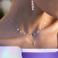 wholesale S925 silver custom necklace, bracelet, earrings, European and American cross-border dedicated jewelry set, high-end custom accessories-Bracelet-Zircon 925 Silver