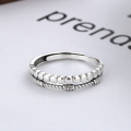 wholesale S925 Sterling Silver Retro Minimalist Twist Open Adjustable Ring Double Layer Korean Style Niche Design Trendy-0-1