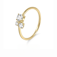 wholesale S925 Sterling Silver Vintage High-End Style Ring Set with Moissanite, Foreign Trade Golden Dawn Series Unisex Ring-Small Moissanite Ring  US Size 6 (Domestic Size 13)