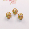wholesale S925 Gold-Plated Enamel Drip Oil Floral Twelve Months DIY Components Crystal Jewelry Bracelet Necklace-0-11