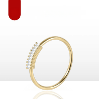 wholesale S925 Sterling Silver Light Luxury Cushion Cut Golden Dawn Series Ring Moissanite Ring European and American Jewelry Couple's Gift-Moissanite Ring  US size 8 (domestic size 17)