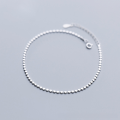 wholesale Metal Material S925 Silver Bracelet for Women, Japanese and Korean Style, Simple and Fresh, Sweet Small Disc Bracelet, Personalized Jewelry S3129-0-0