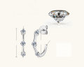 wholesale Sterling Silver Fashionable and Unique Internet-Famous Moissanite Earrings Women C-Shaped High-End Sense Earrings Bamboo Joint Trendy Match Pure Silver Ear Jewelry Wholesale-0-6