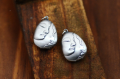 wholesale 990 Silver Guanyin Buddha Hand Lotus Heart Sutra Small Pendant Vintage Pure Silver DIY Phone Lanyard Accessory Wholesale-0-6