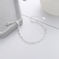 wholesale Metal S925 Sterling Silver Korean Style Minimalist Hollow Pig Nose Simple Chain Fashion Commuting Versatile Best Friend Gift Jewelry-0-2