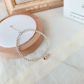 wholesale S925 Sterling Silver Round Bead Bell Minimalist Bracelet for Women, Fashionable and Simple Small Design Cute Student Jewelry-0-1