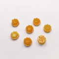 wholesale S925 gold-plated amber beeswax barrel bead Buddha butterfly Chokyi Lamu pendant accessory bracelet semi-finished product-0-1