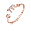 wholesale Rose gold, S925 sterling silver with moissanite fashion personality zodiac constellation rings for couples-0-12