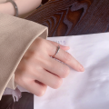 wholesale S925 Sterling Silver Minimalist Niche Design Adjustable Open Ring for Versatile and Stylish Everyday Wear-0-1