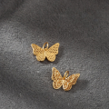 wholesale Gold-plated 925 ancient silver enamel butterfly spacer bead Beiyun pendant butterfly tiliu pendant DIY bracelet cord accessory-0-10