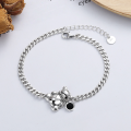wholesale S925 Sterling Silver Bear Bracelet for Women, Luxury High-End Enamel Tank Chain Wrist Accessory for Cross-Border Live Streaming Supply-0-1