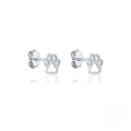 wholesale S925 Sterling Silver Animal Dog Cat Paw Stud Earrings, Amazon Bestseller, Fashionable And Minimalist-0-4