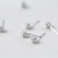 wholesale S925 silver earrings for women, forest-style sweet dandelion earrings, round ball sweet jewelry E5168-0-2