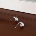 wholesale S925 Sterling Silver Minimalist Waterdrop Stud Earrings, French-inspired Indie Design, Gift for Girlfriend or Best Friend-0-0