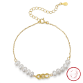 wholesale S925 sterling silver GPB collection French Baroque natural freshwater pearl women's high-end bracelet wholesale-0-23