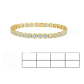 wholesale S925 Silver Zirconia Tennis Bracelet for Women and Men, New Style, Cross-Border Best Seller, Ready to Ship-0-9