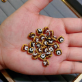 wholesale S925 Gold-Plated Agate Tianzhu Barrel Bead Components Bracelet DIY Semi-Finished Product New-0-6