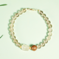 wholesale Metal Zen Style Natural Citrine Beaded Bracelet Gift for Literary Play, Stackable Bracelet for Women and Men, Awakening Lion Bracelet Wholesale-0-0