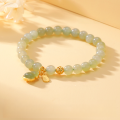 wholesale S925 Sterling Silver Hetian Jade Fortune and Prosperity Bracelet for Women, New Chinese Style High-End Sense, National Trend Retro, Luxury Literary Play Handwear-0-1