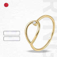 wholesale S925 Sterling Silver Rope Knot Line Ring Set with Moissanite Golden Dawn Series Unique and Distinctive Ring for Men and Women-Moissanite Ring  US size 7 (domestic size 15)