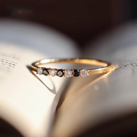 wholesale S925 Sterling Silver Red Elk All-Over French Light Luxury Row of Diamonds Stackable Ring for Women, Fashionable, Unique, Niche, Retro Ring-BZ0666-Champagne Gold US Size 7