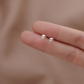 wholesale S925 Sterling Silver Pearl Series Petite Sweet Earrings for Women, Simple and Bestselling, Factory Direct M01341-0-2