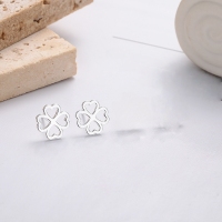 wholesale S925 Sterling Silver Five-Pointed Star Ear Studs, Small and Exquisite, Light Luxury, Ear Piercing Friendly, Clover Earrings, Direct from Manufacturer-YQR519 five-pointed star: about 1.2 grams 925 silver
