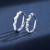 wholesale S925 Sterling Silver New Original Design Meteor Whisper Couple Rings Light Luxury Fresh Adjustable Matching Rings Wholesale from Manufacturer-FDJZ-157-Female Ring