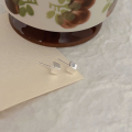wholesale S925 Sterling Silver Minimalist Versatile Small Square Stud Earrings for Women, Spring Summer New Collection, Elegant Ear Piercing Jewelry-0-3