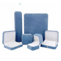 wholesale Metal high-end luxury octagonal gold clasp jewelry box, high-end bracelet, necklace, ring box, jewelry packaging in stock-Ring box【JB016143】