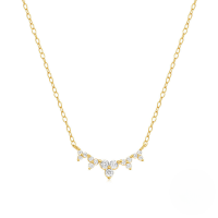 wholesale S925 Sterling Silver, Three Overlapping Necklaces Of Varying Sizes, A Classic And Elegant Everyday-Gold 925 silver