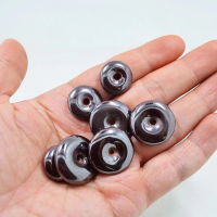 wholesale Metal material high-content raw ore cinnabar original stone Xiangxipendanthanging ornament cinnabar DIY jewelry accessories-About 16 mm in diameter