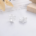 wholesale S925 Sterling Silver Korean Style Geometric Irregular Ins Wind Minimalist Versatile Cold Tone Earrings-0-2