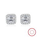 wholesale S925 sterling silver gold-plated ultra-sparkling zirconia drop earrings, manufacturer wholesale-0-121