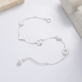 wholesale S925 Sterling Silver Fashion Korean Japanese Minimalist Dessert Pretzel Donut Creative Trendy Design Bracelet-0-2