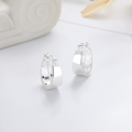 wholesale S925 Sterling Silver Geometric Minimalist Design Versatile Daily Wear Earrings for Office Lady Style, Korean and Japanese Trendy Fresh and Fashionable-0-0