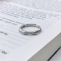 wholesale S925 Sterling Silver Maker New Ring Fashion Trend Light Luxury Minimalist Niche Design High-End Sense Hand Jewelry Women's Ring-0-5
