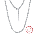 wholesale S925 Sterling Silver Cloud-Pull Jewelry Zircon Tennis Necklace, Single Row Round Zircon, Cross-Border Bestseller, Wholesale-0-0
