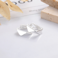 wholesale S925 Sterling Silver European and American Cross-Border Geometric Irregular Faceted Polygon Minimalist Elegant Earrings-0-2