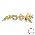 wholesale S925 Sterling Silver Cloud-Pull Jewelry Unique Snake-shaped Ear Studs, New Simple and Cute Small Snake Ear Wholesale and Distribution-0-6