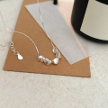 wholesale S925 Sterling Silver Korean Version Chiheng Broken Silver Necklace for Women, Small and Minimalist, Luxuriously Exquisite, Versatile Trendy Collarbone Chain-0-4