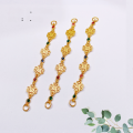 wholesale Gold-plated S925 silver chain semi-chain three-connection accessory bracelet necklace charm DIY handmade semi-finished product new-0-3