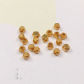 wholesale Gold-plated S925 Silver Spacer Beads, Spacers, Gaskets, Semi-finished DIY Jewelry Accessories for Crystal Jewelry Bracelets and Necklaces-0-13
