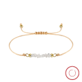 wholesale Handmade cross-border beaded crushed stone bracelet with irregular colored crystal wax cord weaving-0-6