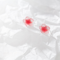 wholesale S925 Silver Nalan Small Fresh Sweet Peach Blossom Ear Studs Simple Pastoral Style Girl Earrings G3015-S925 silver pair 925 silver