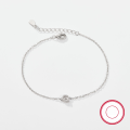 wholesale 925 Sterling Silver 26 Letters Zircon Inlaid Minimalist Luxury High-End Ins Style Cross-Border Best-Selling Jewelry Bracelet-0-13
