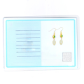 wholesale Gold-plated 925 silver with certificate Hetian jade earrings, antique design jasper marquise stone ear drops for women-0-3