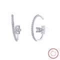 wholesale S925 silver minimalist and luxurious new earrings, ear hoops, women's jewelry wholesale, cross-border bestseller-0-75